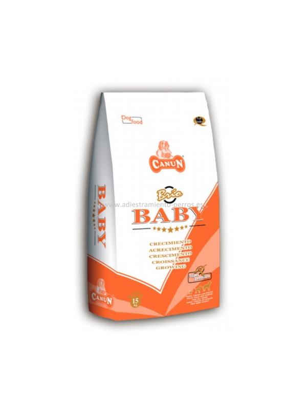 Pienso Canun Superpremiun Brio baby - Pienso para perros de la marca Canun, el Superpremium Brio baby es ideal para cachorros a partir de 6 semanas hasta 12 meses y para hembras en gestacin o lactacin. Disponible en sacos de 5 y 15 kg.